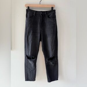 American Eagle Ripped Mom Jean 6 Short